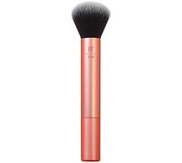Real Techniques Pennello per trucco viso, finitura impeccabile, applicazione per trucco senza strisce, per fondotinta, correttore e applicazione per trucco in polvere, arancione, 1 conteggio