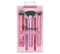 REAL TECHNIQUES SET CON 5 ESSENTIALS MAKEUP PENNELLI TRUCCO VISO