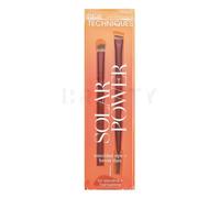 Real Techniques Solar Power Smolder Eye + Brow Duo cofanetto: pennello per sopracciglia a doppia faccia Wide Angled Brow Liner 101 & Brow Spoolie 106 1 pz + pennello per ombretti Crease 102 1 pz