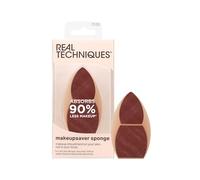 Real Techniques, Spugna Makeupsaver, per sfumare il make-up con formulazioni liquide e in crema, con finitura naturale e riduce gli sprechi di trucco, applicazione mirata, cruelty & latex free, 1