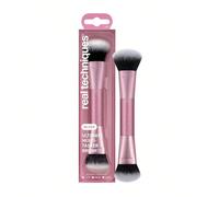 Real Techniques Ultimate Multi Tasker Pennello, Pennello per il Trucco a Doppia Punta per Fondotinta, Blush, Bronzer & Cipria, Modellazione di Precisione & Sfumatura, Setole UltraMorbide Poliammide