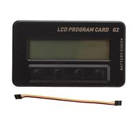 Real Time Display LCD Program Card G2 | ESC DC5-12.6V for RC Aircraft/Drones | Multifunctional Battery Voltage & Throttle Indicator Detector | PWM Throttle Control