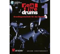 Real Time Drums 1 (D). Grundlagentechnik für das Drumset. Book/Audio-Online