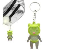 Real-Time UV Warning Stylish Cute Keychain Portable Resin Ornaments