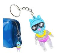 Real-Time UV Warning Stylish Cute Keychain Portable Resin Ornaments