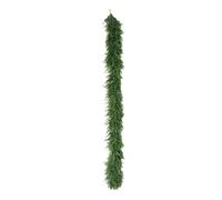Real Touch - Ghirlanda di pino norfolk artificiale verde, ghirlanda natalizia finta per feste, camino, mantello, finestra, decorazione per interni ed esterni, decorazioni natalizie invernali (B)