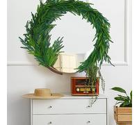 Real Touch Norfolk - Ghirlanda di pino artificiale di Natale per le vacanze, decorazione per interni della casa, mantello, 152 cm