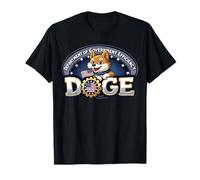 Real USA Flag DOGE Crypto Meme Dept of Government Efficiency Maglietta