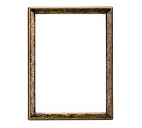 REAL VOTIVA FONDERIE D'ARTE Cornice in Bronzo - Formato Rettangolare - Finitura Glitter - Bordo Sottile (cm 11x15, a Parete) [P.02.0804/11]