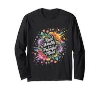 Real Wealth Is A Peaceful Mind Peace Money Truth - Maglia a Manica