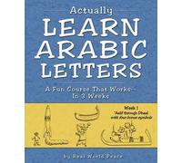 Real World Peace Actually Learn Arabic Letters Week 1 (Tascabile)