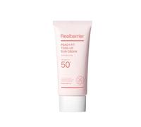 Real Barrier Peach Fit Tone-Up Sun Cream crema protettiva colorata viso SPF 50+ 50 ml