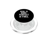 reale è raro perfetto è falso Saggezza Minimalist Text Design PopSockets PopGrip per MagSafe