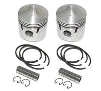 Reale Enfield 700cc Pistone Montaggio Set Con Anelli & Polso Pins Anelli Aes