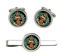 Reale Hampshire Regiment, Britannico Militare Gemelli E Fermacravatta Set