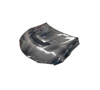 Reale In Fibra di Carbonio Foro Aperto Cofano Motore Auto Anteriore Coperchio Della Valvola Compatibile for Toyota Supra A90 A91 MK5 Varis FRP 2019-2023(Carbon Fiber Pattern)
