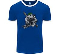 Reale Marine Bulldog Commando Soldato Uomo Ringer Fotl