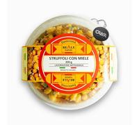 Reale Naples Pasticceria Struffoli Artigianali Napoletani Fritti Conditi al Miele 300g (2024) con Portachiavi CAIYA®