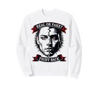 Reale o Falso Cercatore di verità Graphic Tee Domanda Realtà Felpa