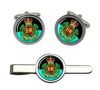 Reale Queensland Regiment (Australiano Militare) Gemelli E Fermacravatta Set