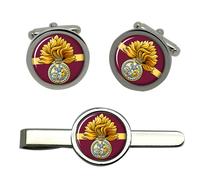 Reale Regiment Di Fucilieri Distintivo, British Militare Gemelli E Fermacravatta