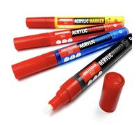 Reale Talens Amsterdam Pittura Acrilica Pennarello Medio 4mm Punta Intro Pacco 4