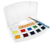 Reale Talens Arte Creation Acquerello Tasca Scatola - Include 12 Pentole / Brush