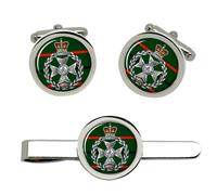 Reale Verde Giacche, Britannico Militare Gemelli E Fermacravatta Set