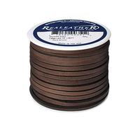 Realeather Latigo Lace Spool, 1/8" X50", marrone scuro