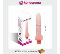 realGOOS® fallo realistico vibrante vibratore dildo anale vaginale flessibile