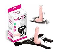realGOOS® STRAP ON FALLO REALISTICO PER LEI DA DONNA INDOSSABILE CON VIBRAZIONE