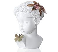 realideas Figure decorative per la ragazza d'angelo, scultura di arte moderna, statuetta a farfalla da collezione, decorazione per la casa, camera da letto, mensole, comò