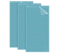 Realike Tappetino da taglio per macchina da taglio Cricut Explore, Cricut Expression Machine Maker, 30,48 x 60,96 cm, 12 x 24 pollici, tappetini adesivi e appiccicosi per taglio, 3 pezzi, ricambio, in