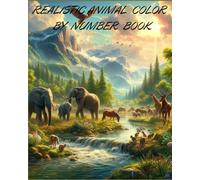 REALISTIC ANIMAL COLOR BY NUMBER BOOK