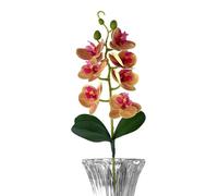 Realistic Artificial Flowers - 3-Leaf Realistic Table Centerpieces | Fake Flowers Artificial Plants | for Home Living Room Bedroom Bathroom Farmhouse Outdoor Wedding Party Holiday, Silk Greenery