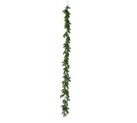 Realistic Artificial Garland, Reusable Christmas Greenery, 70.87 inch Cedar Pine with Branch Detail, PE Cedar Christmas Garland with Structure, Holiday Decoration