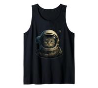 Realistic Astronaut Cat in Space Canotta