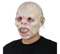 Realistic Bald Old Man - Creepy Latex Masque, Elderly Character Face C