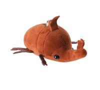 Realistic Beetle Plush - Chalcosoma Atlas Animal Toy, Small Plush Keychain Boys and Girls | Stuffed Toy to Kids, Decorative Plush Doll, Collectible Soft Animal Model for