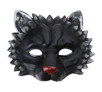 Realistic Face Dark Series Punk Half Stage Costume Costume Costume Halloween Fornitura Festa Per Adulti