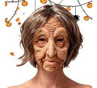 Realistic Horror Latex Halloween Headgear, Dress up Face Cover for Party