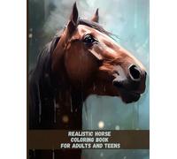 Realistic Horse Coloring Pages for Adults and Teens