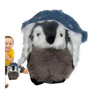 Realistic Penguin Plush Toy - Soft Animal Figurine for Bedroom Shelf Decor, Cute Stuffed Animal | Lifelike Penguin Cuddle Toy for Home Living Space, Wildlife Ornament for Kids Adults Collectors