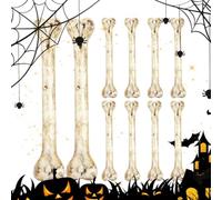 Realistic Skeleton Bones, Pre Drilled Craft Ornaments, Miniature Size