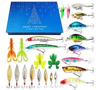 Realistic Tackle Lures Collectible Toy Fishing Countdown Calendar