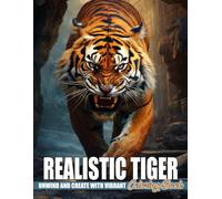 Realistic Tiger Coloring Book: Wild Beauty Coloring Pages featuring Intricate Animal Designs for Adults for Stress Relief and Relaxation