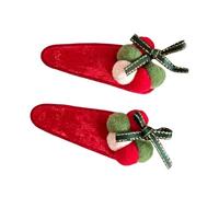 realistica clip per capelli dell'albero di Natale Barrette di Natale Dolce Piatto Clip di Clip di Capelli di Novità di Natale per fasci