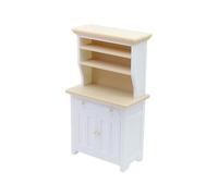 Realistica con armadietto laterale con porta funzionale per appassionati case delle bambole Impostazione della scena della cucina Mobili in miniatura Armadio realistico della casa delle
