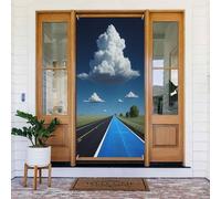 Realistica stampa nuvola n. 13 coperture decorative per porte, striscione per interni ed esterni, primavera, estate, autunno, inverno, Halloween, Natale, decorazioni per la casa