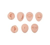 Realistico 3 Toni Sopracciglia Ricamo Pratica Strumenti 7pcs Set per Eyelining Lip Contouring Esercizi di Formazione Sopracciglio Lip Strumento di pratica